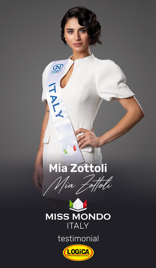 Mia Zottoli, Miss Mondo Italy, testimonial Logica Professional